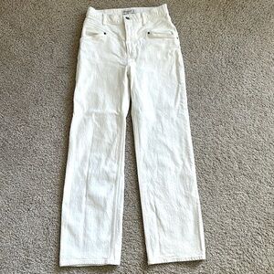 Abercrombie & Fitch 90’s Relaxed Jean High Rise in Ecru size 27